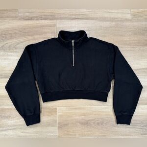 TNA Aritzia Cozy Fleece Cropped Sweatshirt